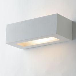 WALL LIGHT CANDIDA CHALK WHITE 1XE14 22X9X7CM