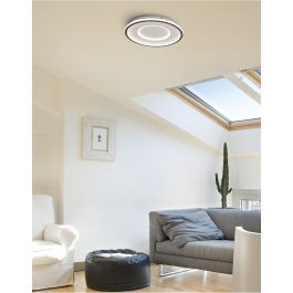 CEILING LIGHT BLUE ALUMINIUM BLACK D42CM LE 28W CCT DIMMABLE