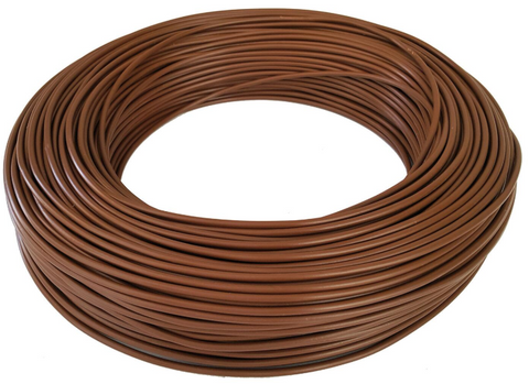 FS17 cable, cross-section 1x2.5 mm², brown, 100 m coil.