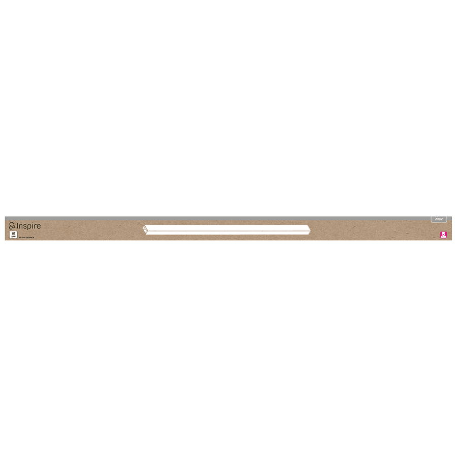 White aluminium rail, 70 cm