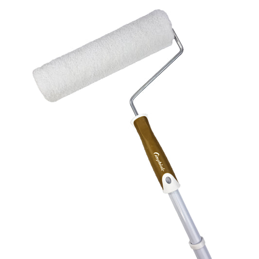 Telescopic pole kit with funnel and threaded section, 105/200 cm + 48 mm diameter roller, length 28 cm