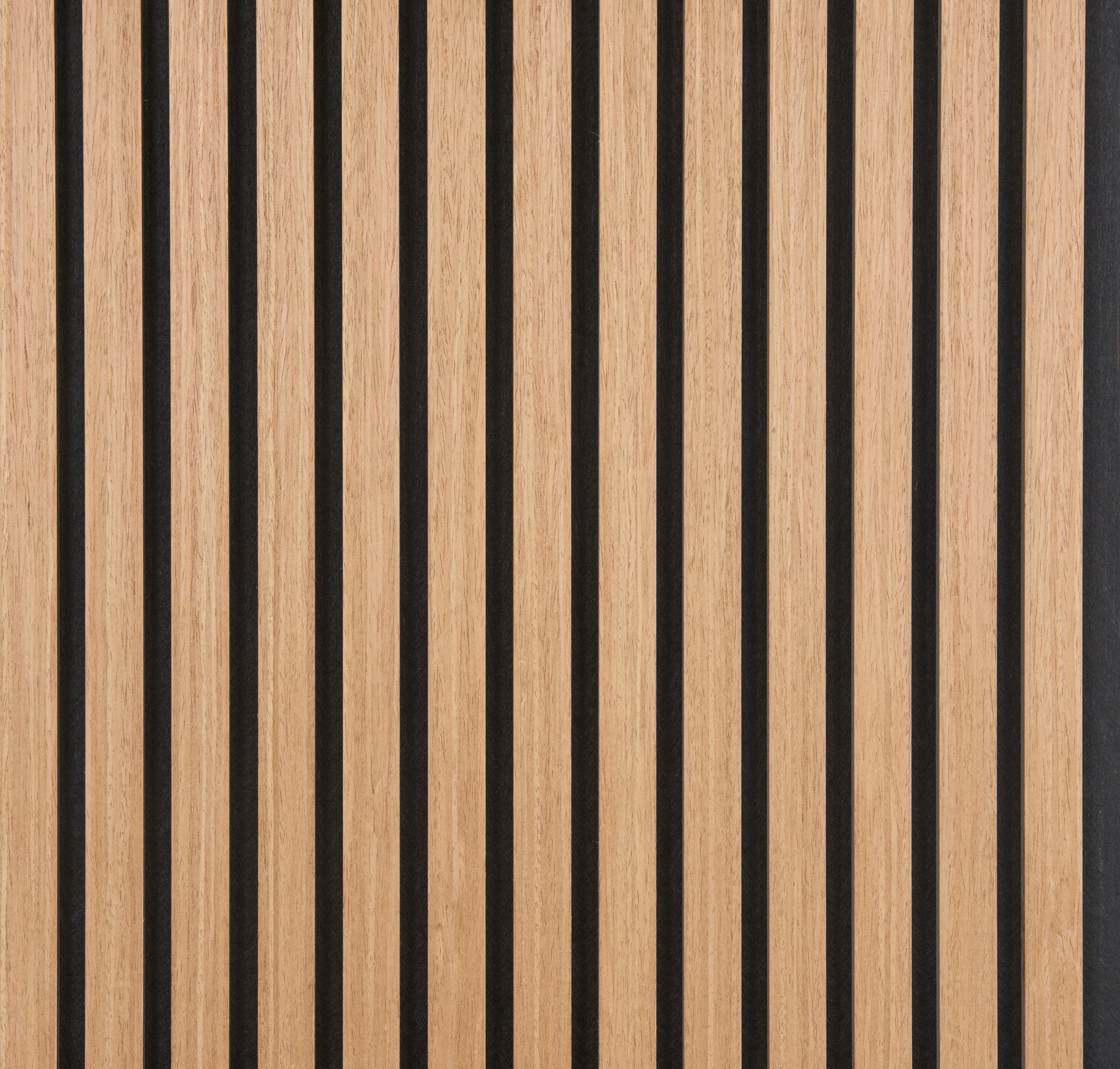 Quanti Fibrotech decorative sound-absorbing panel, oak, 244x52 cm, 18mm thick