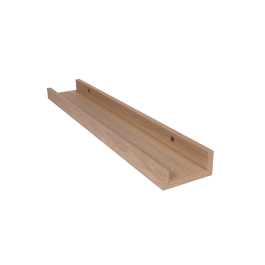 MENSOLA A U L60xP10x3CM ROVERE NATURALE