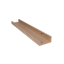 MENSOLA A U L60xP10x3CM ROVERE NATURALE