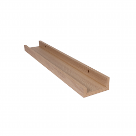 MENSOLA A U L60xP10x3CM ROVERE NATURALE