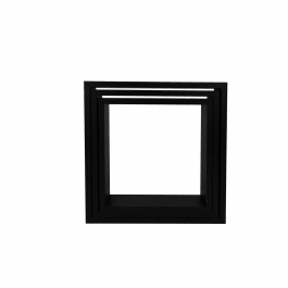TRIS CUBES 24X24 + 27X27 + 30x30 CM NE