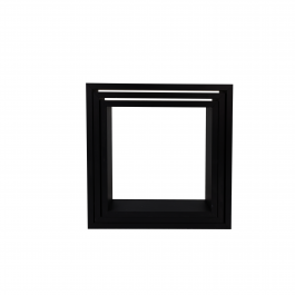 TRIS CUBES 24X24 + 27X27 + 30x30 CM NE