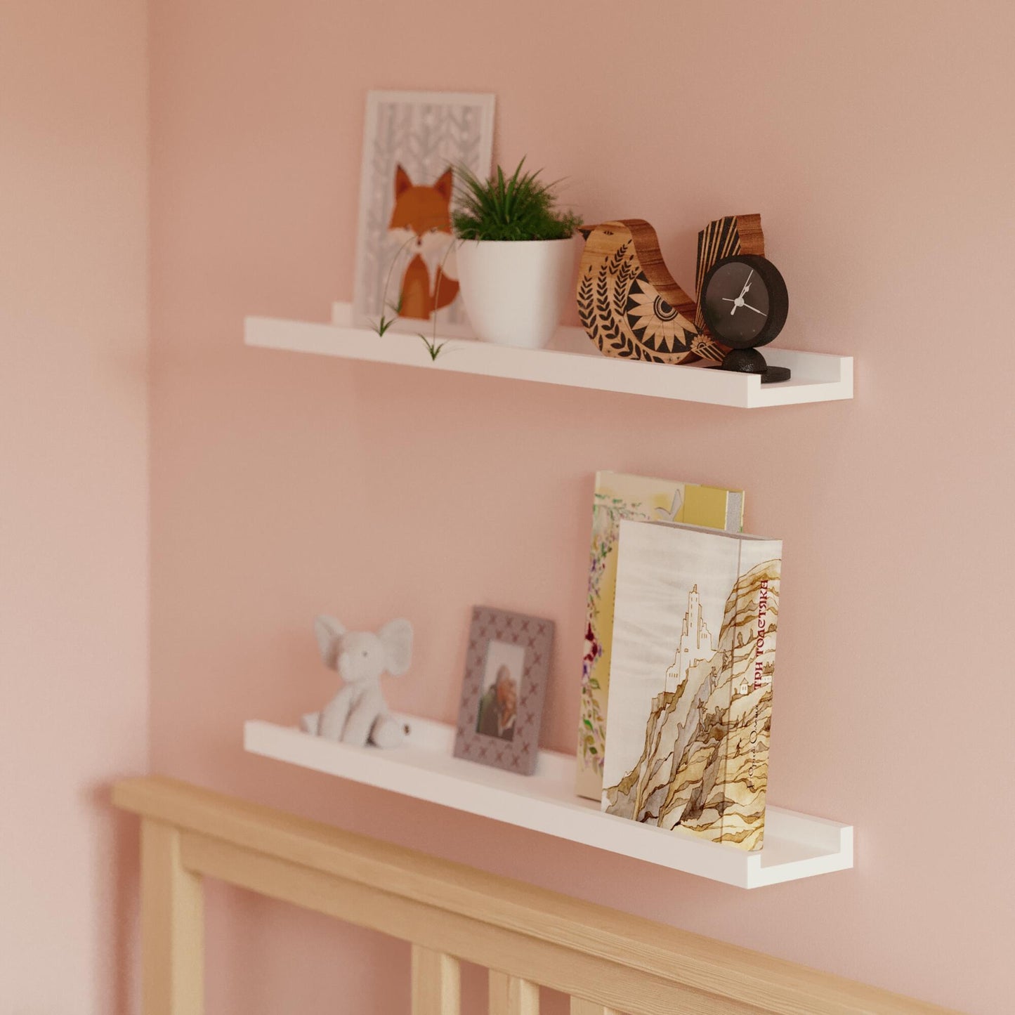 U-SHAPED SCREEN W60xD10x3CM WHITE