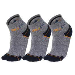3 PAIRS OF DEXTER REINFORCED WORK SOCKS LOW 39 TO 42