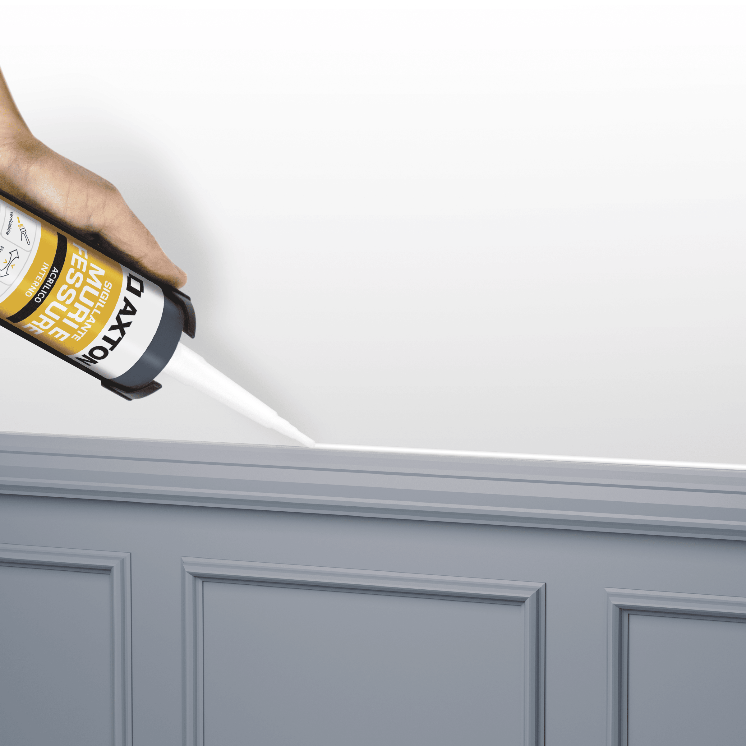 AXTON GREY ACRYLIC WALL AND CRACK SEALANT 280 ML