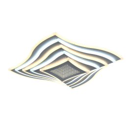 CEILING LIGHT PRISCILLA METAL WHITE 40X40CM LED 38W CCT DIMMABLE
