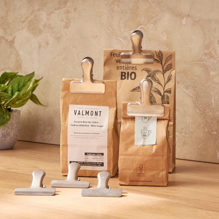 Set of 6 bag clips