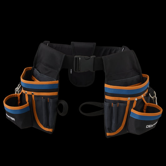 Multi-tool bag with belt 24 pockets dexter