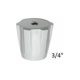 KNOB+SCREW X THERMOSTATIC VALVE 3/4 WHITE