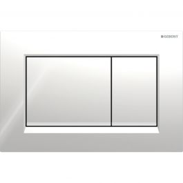 SIGMA30 CR/SAT/CR GEBERIT 2-BUTTON SQUARE PLATE