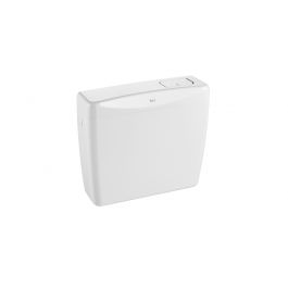 UNIVERSAL WC CISTERN PVC DOUBLE BUTTON 3/6 LT BCO POS. HIGH/MEDIUM/LOW