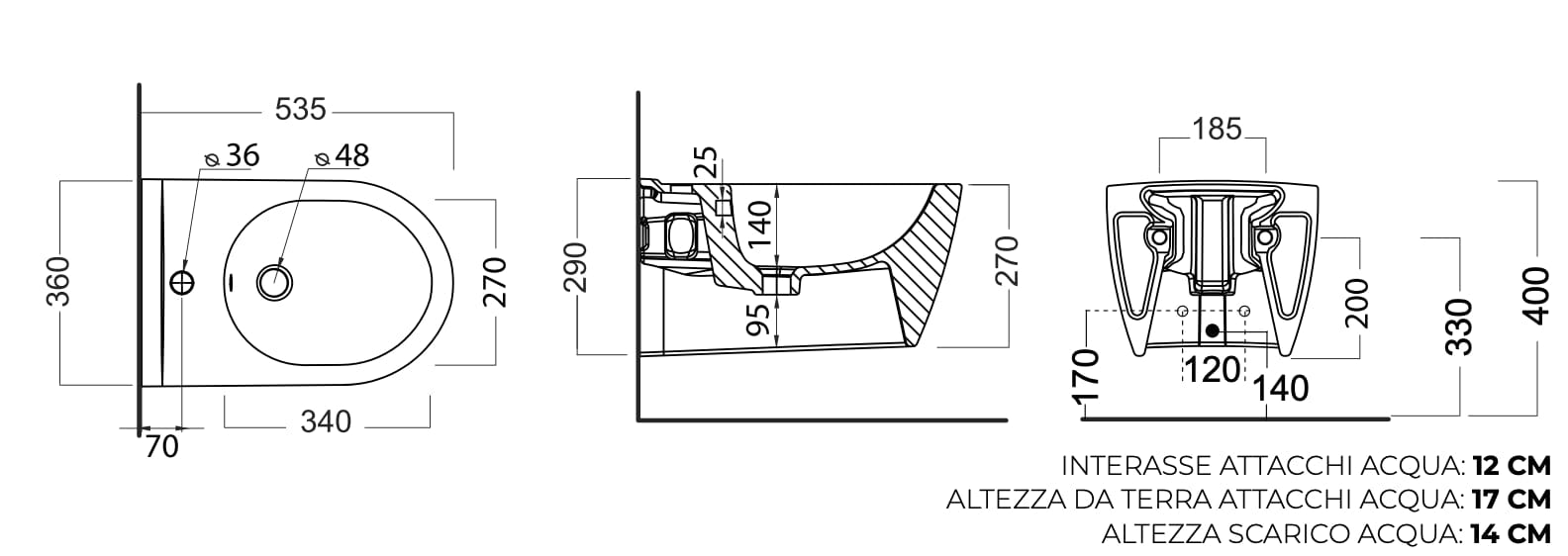 Bricocenter GRETA BIDET SOSPESO
