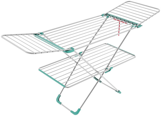 Bricocenter STENDIBIANCHERIA IN ALLUMINIO ANODIZZATO CON ALI 30MT -DOUBLE