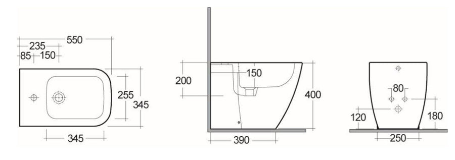 Bricocenter BIDET FILOMURO CAROLINE