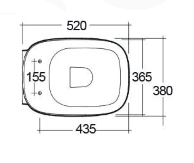Bricocenter WC FILOMURO RIMLESS ILLUSION