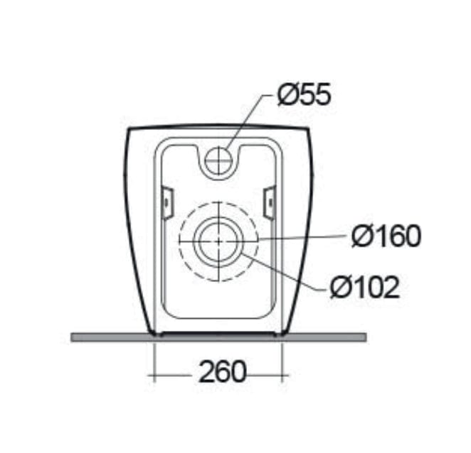 Bricocenter WC FILOMURO RIMLESS ILLUSION