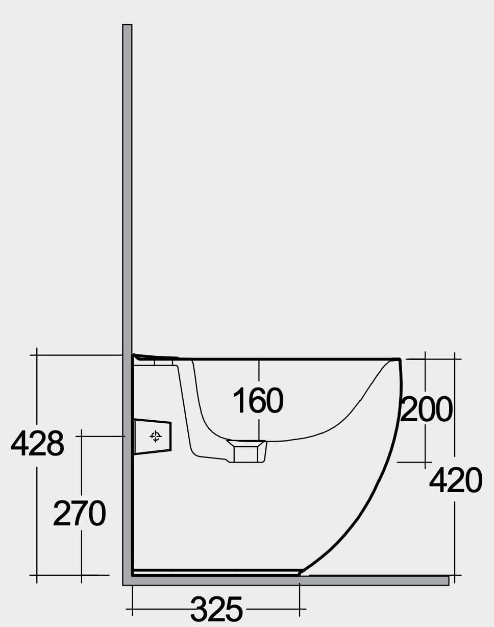 Bricocenter BIDET FILOMURO ILLUSION