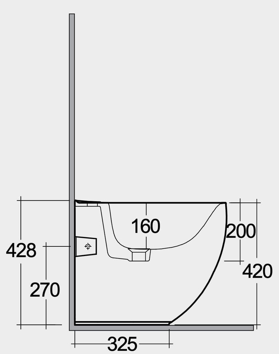 Bricocenter BIDET FILOMURO ILLUSION