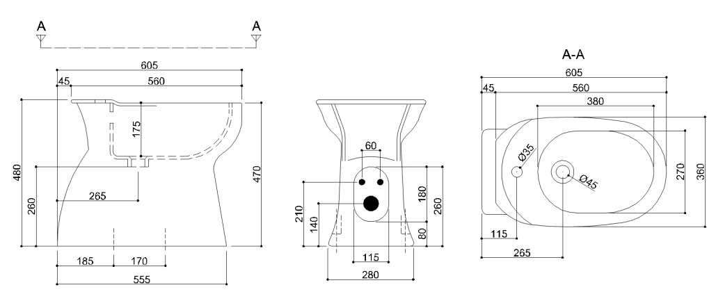 Bricocenter DISABLED BIDET NEW CASUAL