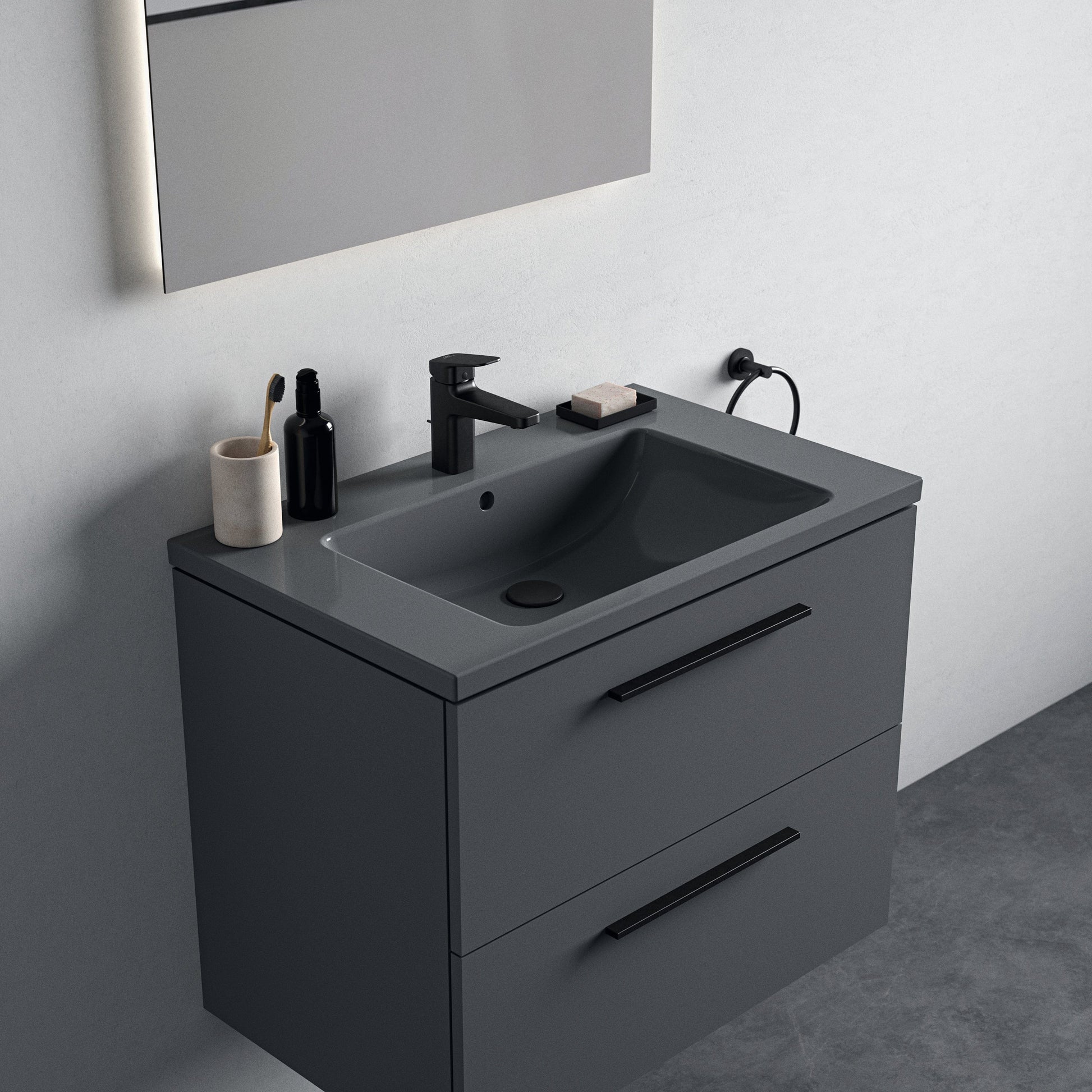 Bricocenter MISCELATORE CERAPLAN LAVABO  NERO IDEAL STANDARD
