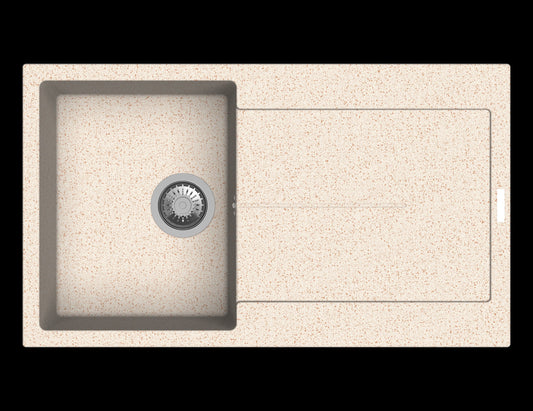 Bricocenter LAVELLO INCASSO 1 VASCA L86X50P AVENA