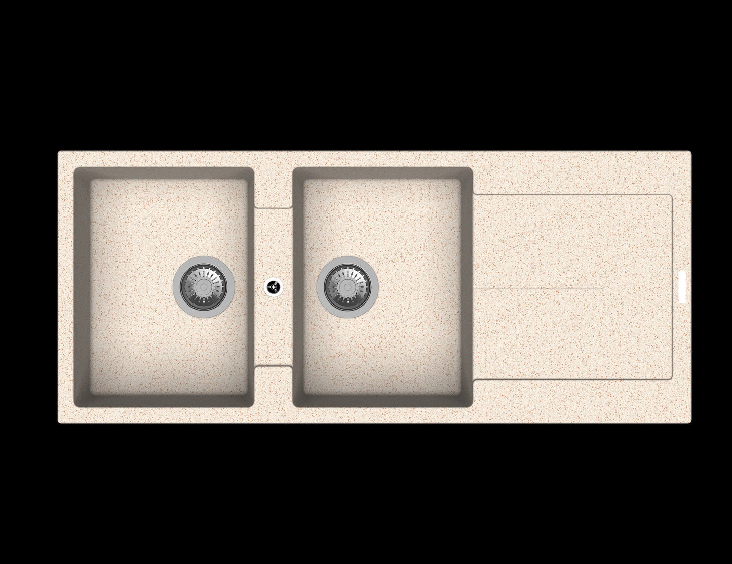 Bricocenter LAVELLO INCASSO 2 VASCHE L116X50P AVENA