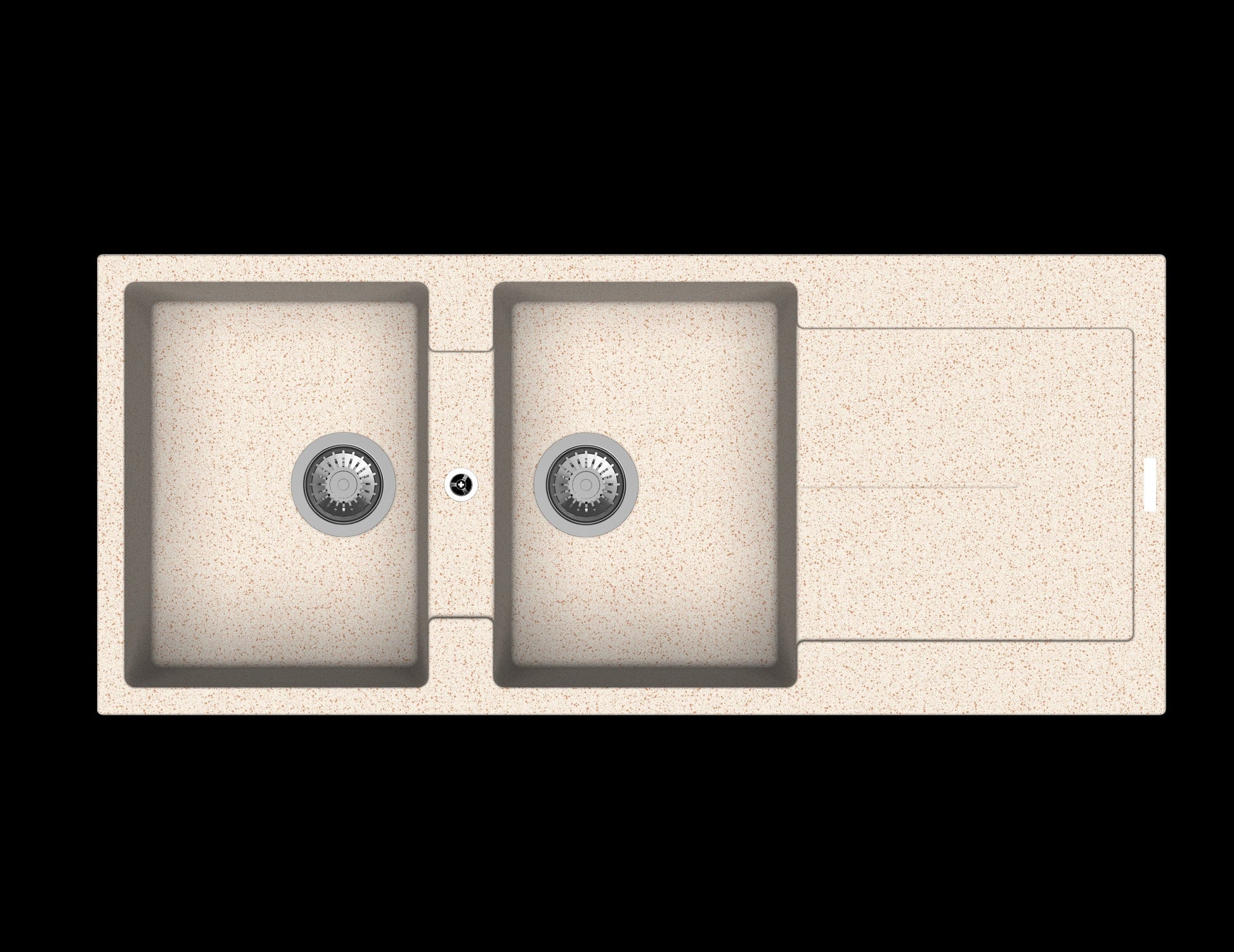 Bricocenter LAVELLO INCASSO 2 VASCHE L116X50P AVENA