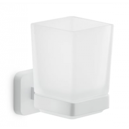 TONGA MATT WHITE TOOTHBRUSH HOLDER