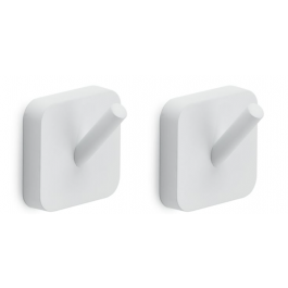 COAT RACK 2 PIECES TONGA MATT WHITE