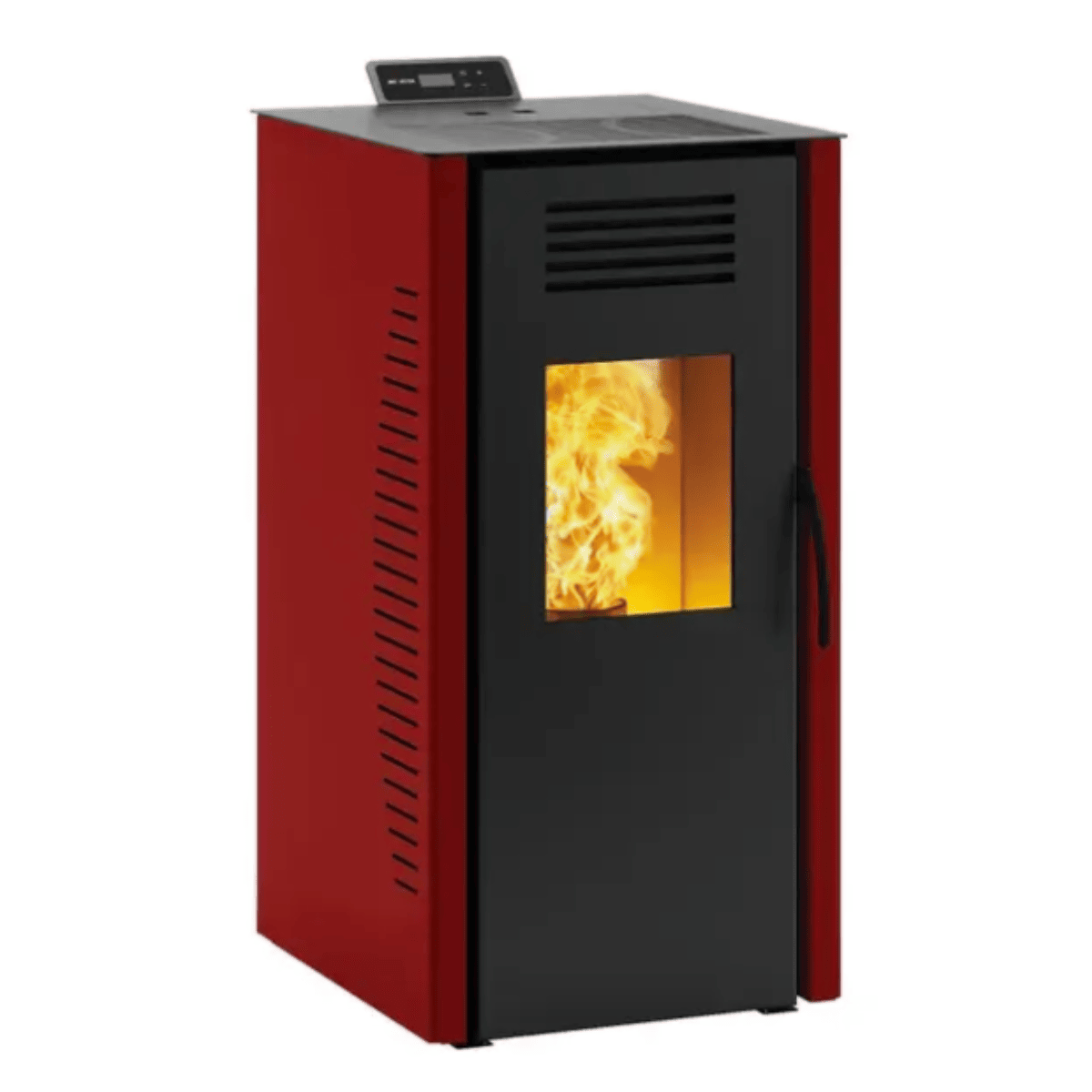 Burano 8 WiFi Plus pellet stove, red