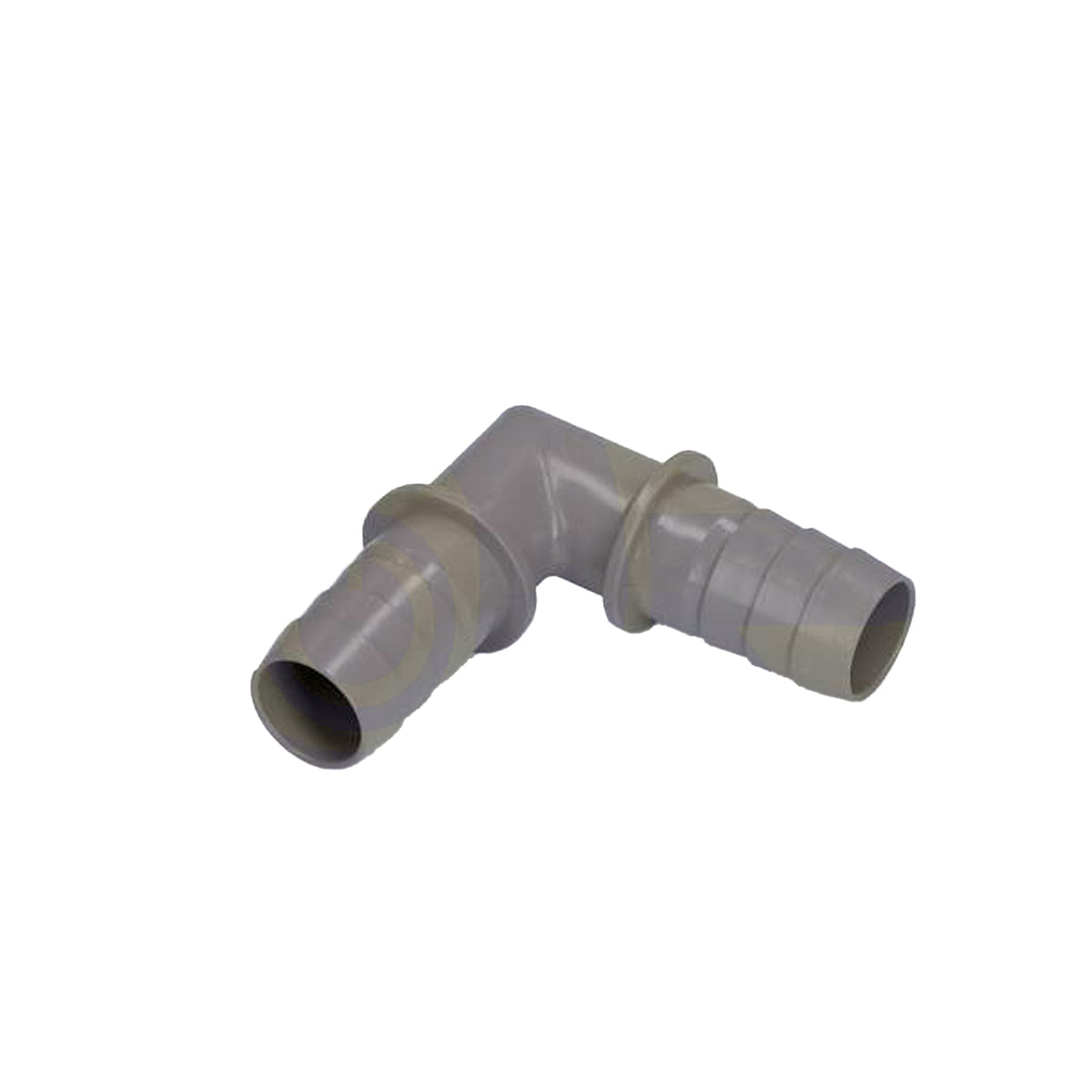 Curved ABS joint for washing machine drain
