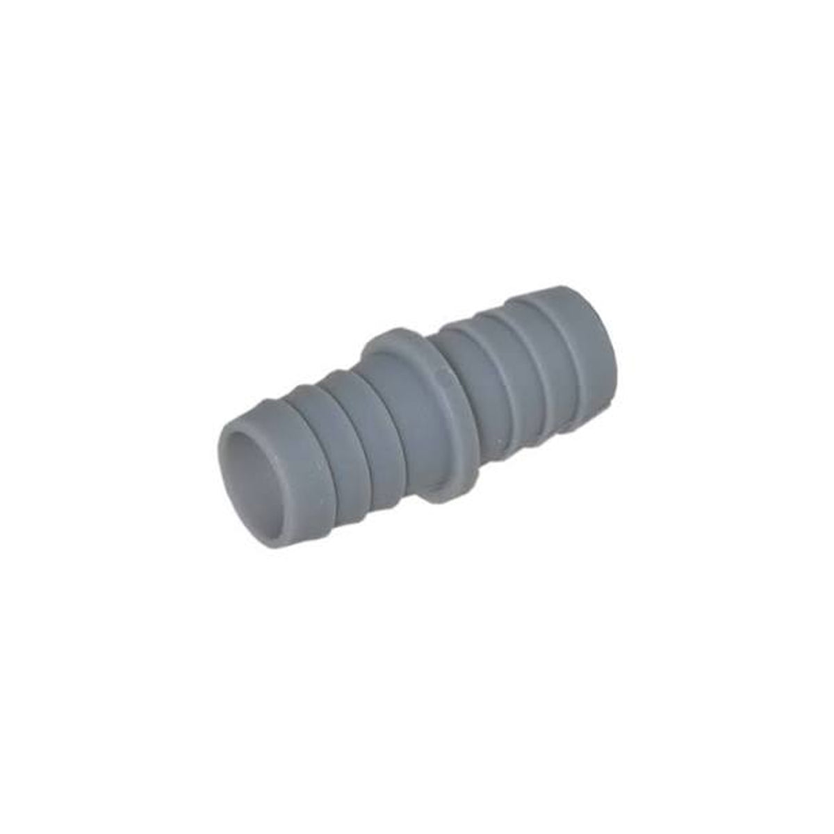 Straight ABS connector for washing machine drain, 17x17