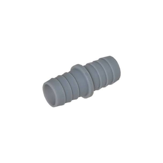 Straight ABS connector for washing machine drain, 17x17