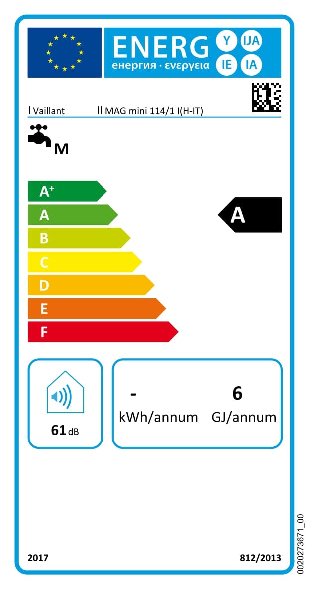 Bricocenter HO. NATURAL GAS ATMOMAG MINI 11-4/1XI ERP LOW NOX OPEN CHAMBER VAILLANT
