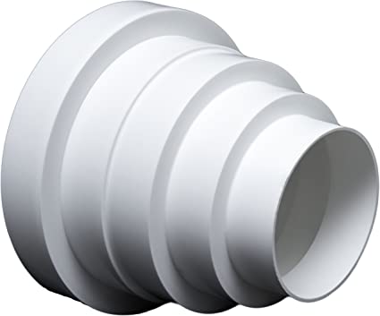 Bricocenter CONCENTRIC REDUCTION M/F DIAMETER 121/150 MM WHITE