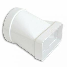 HORIZONTAL JOINT FOR PIPE DIA. 100 MM WHITE