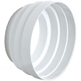 CONCENTRIC REDUCER M/F 96 120 125 MM FOR ABS PIPE WHITE