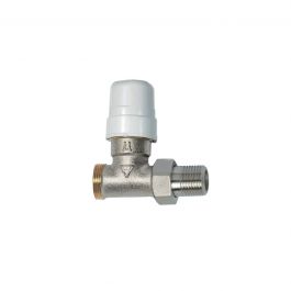 THERMOSTATIC STRAIGHT VALVE 1/2 COPPER CONNECTION