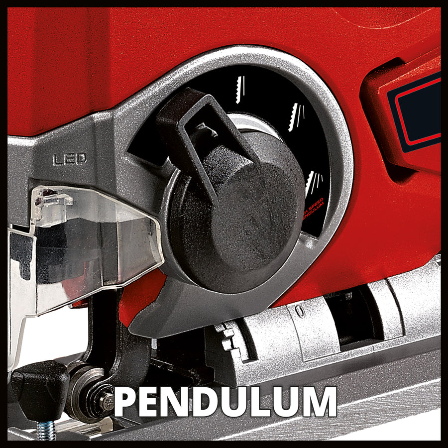 EINHELL 18V JIGSAW WITH 4 BLADES, WITHOUT BATTERY AND CHARGER