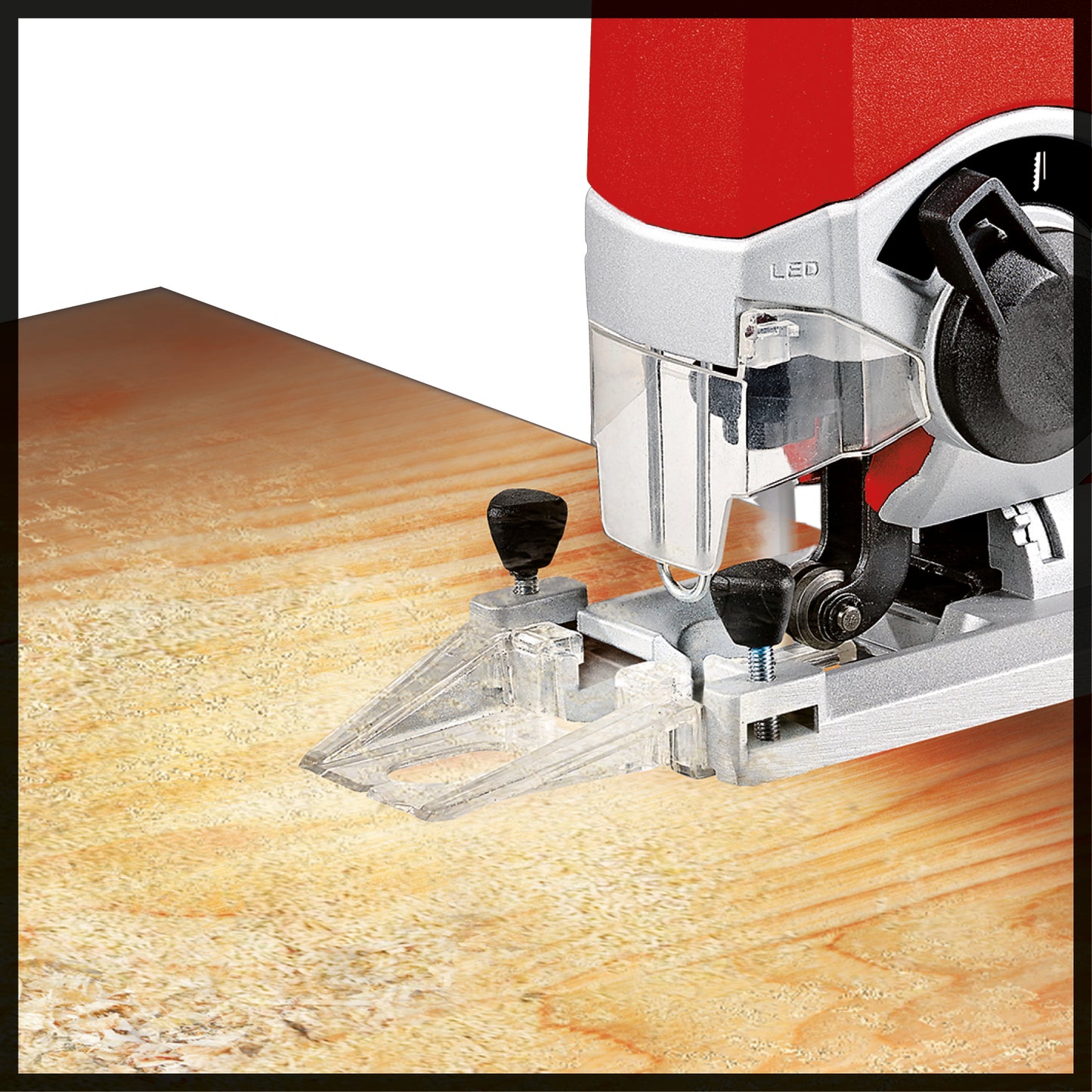 EINHELL 18V JIGSAW WITH 4 BLADES, WITHOUT BATTERY AND CHARGER