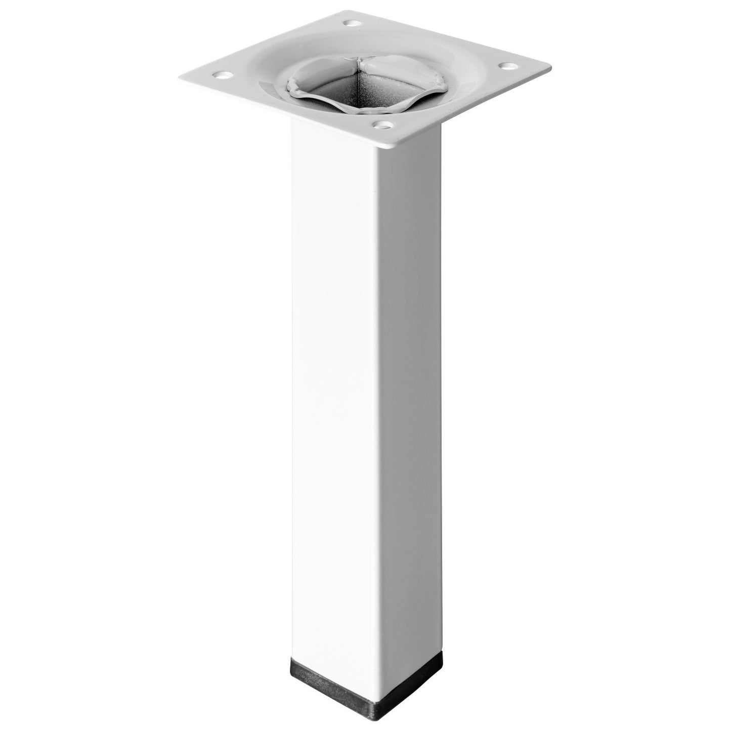 TABLE FOOT ACC. WHITE 25X25 H.150