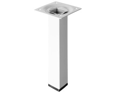 TABLE FOOT ACC. WHITE 25X25 H.150