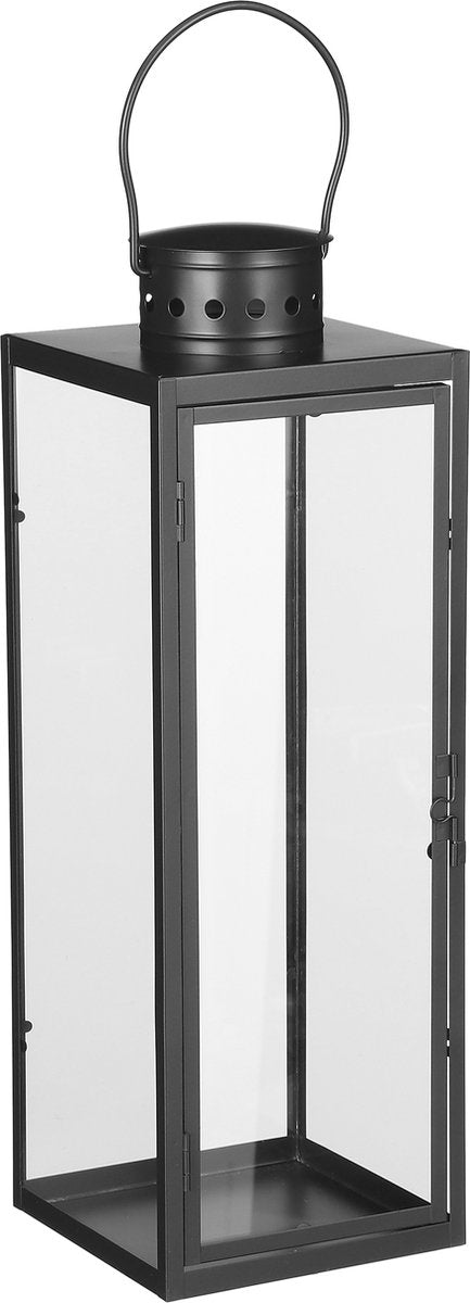 GOLD METAL LANTERN W15 X D15 X H45 CM