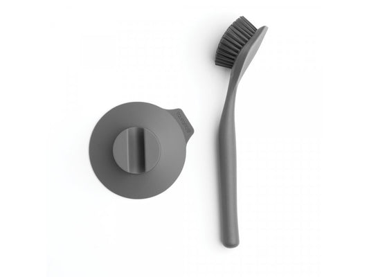 SINKSIDE DISH BRUSH WITH SUCTION CUP