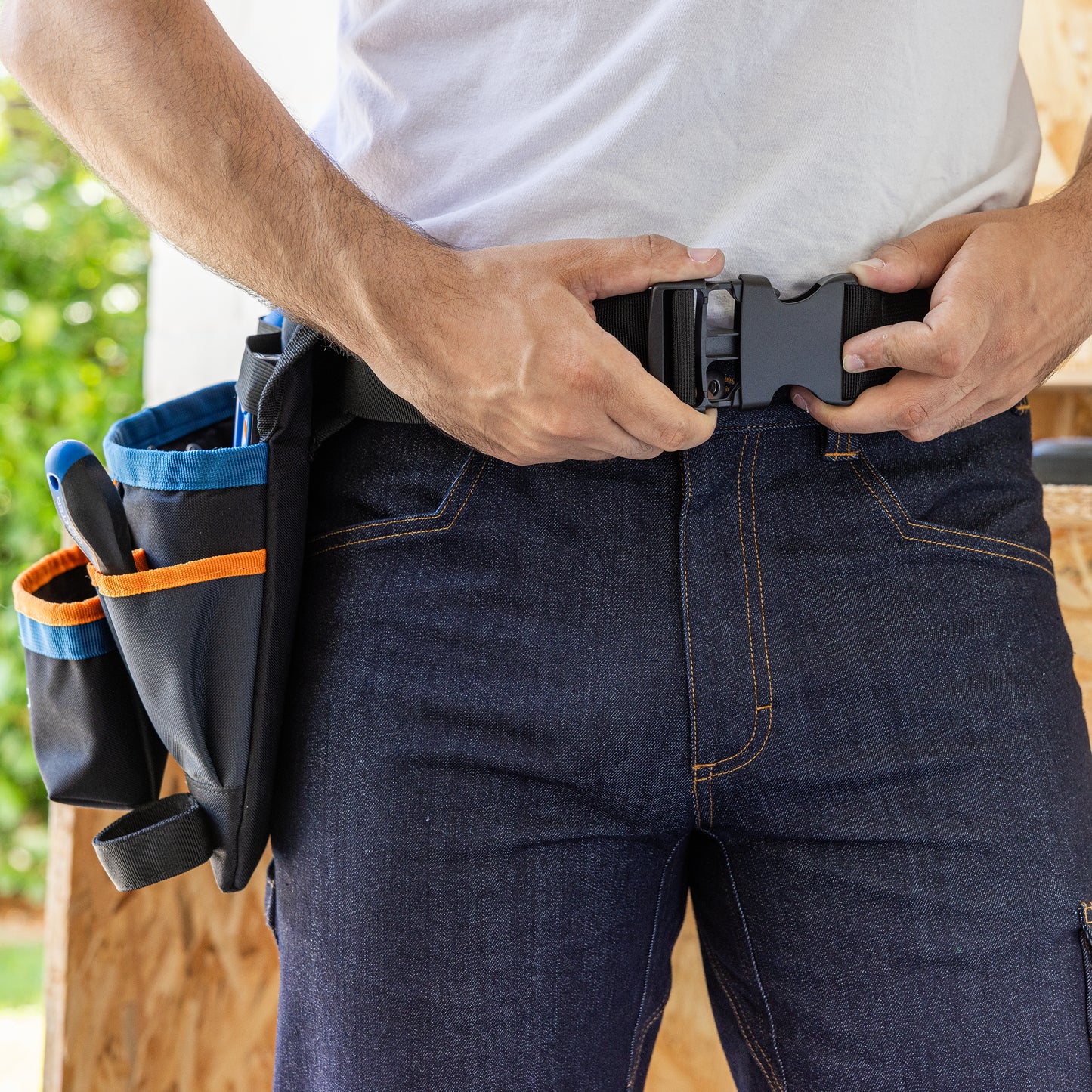 TOOL BAG WITH BELT 7 POCKETS DEXTER